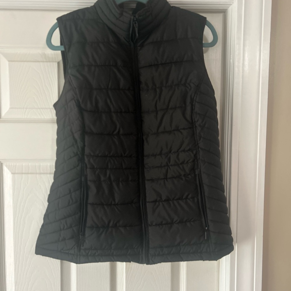 Weatherproof Black Quilted Vest
